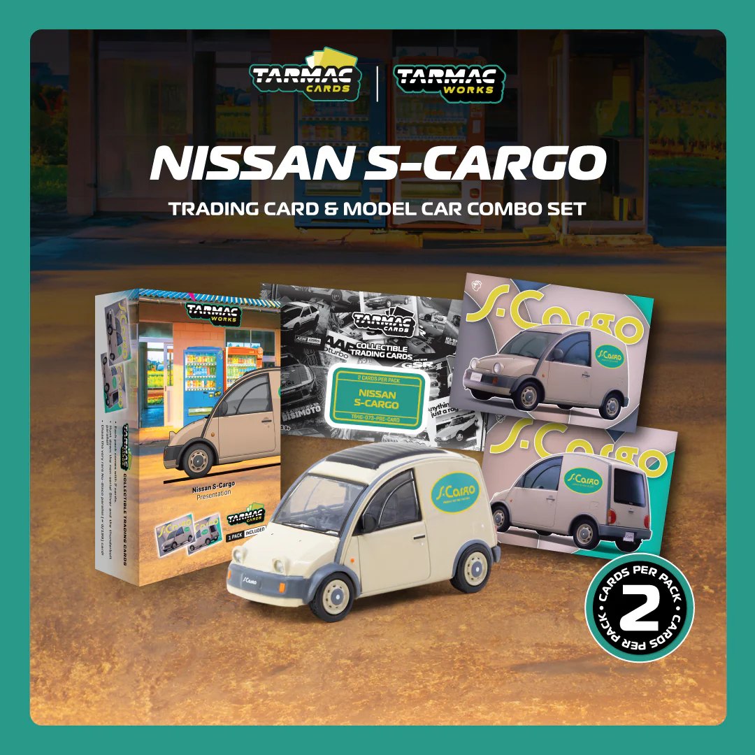 2025 Nissan S-Cargo Presentation with Tarmac Cards Combo Set: No package: Image 6