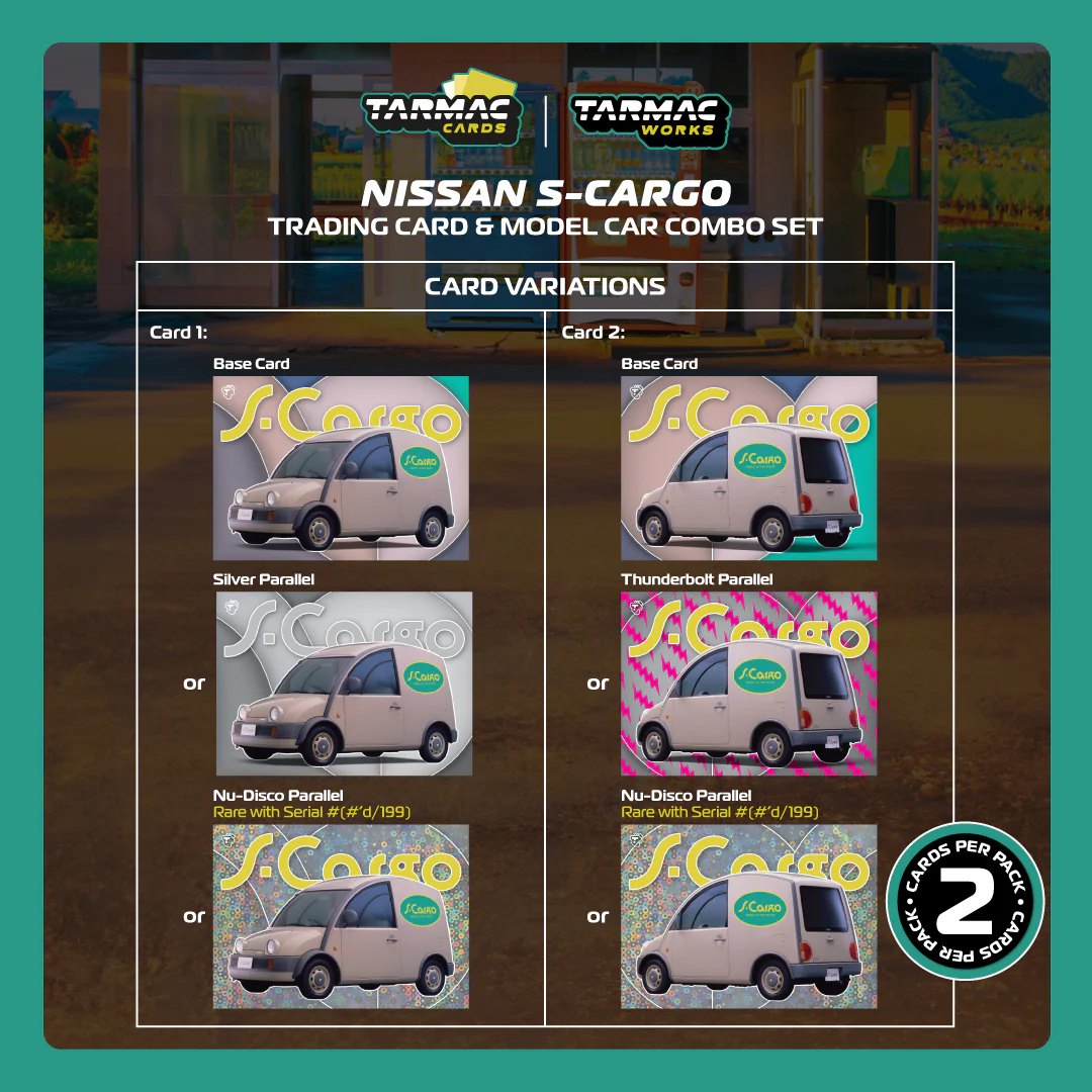 2025 Nissan S-Cargo Presentation with Tarmac Cards Combo Set: No package: Image 7