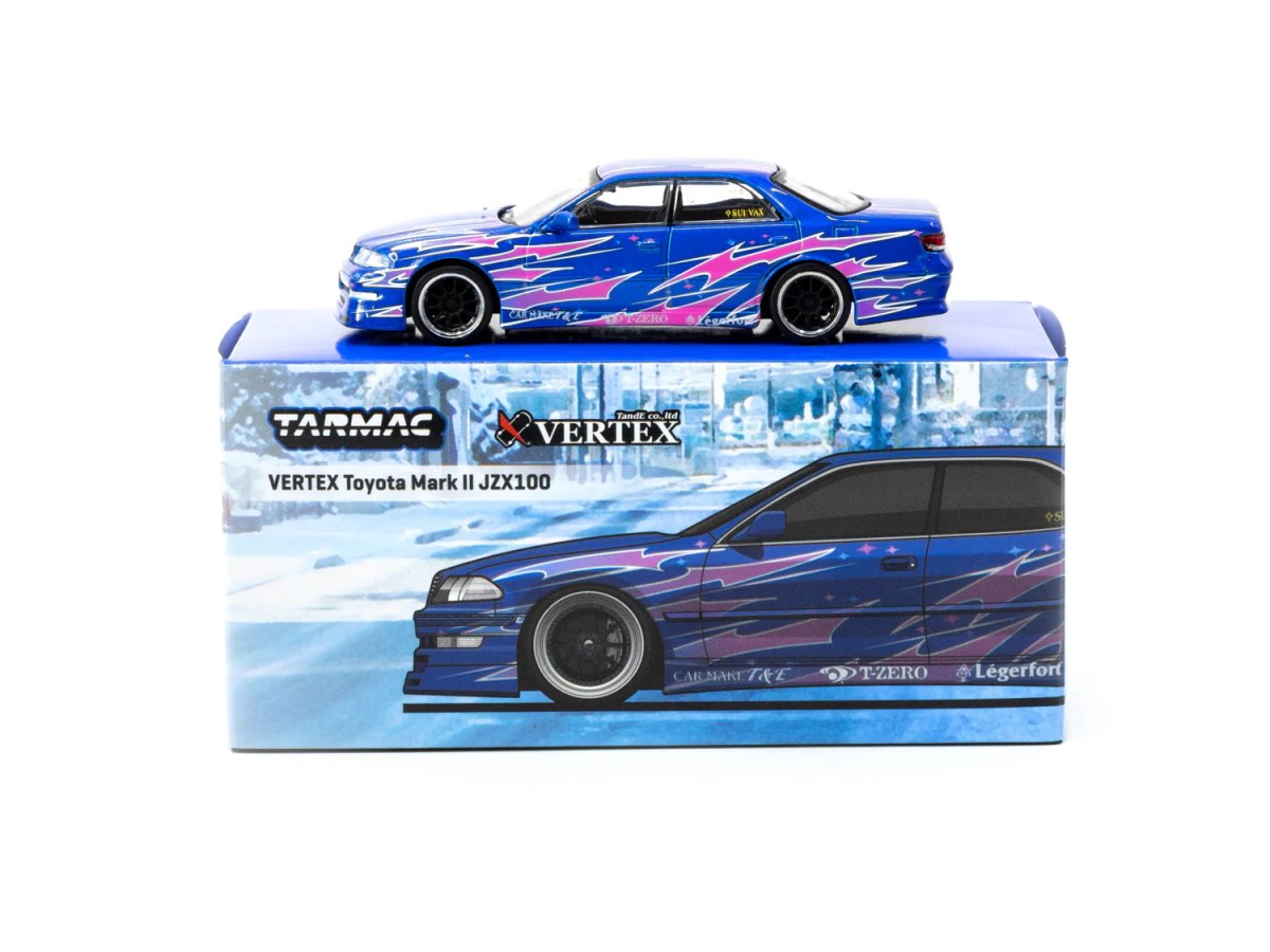 2025 VERTEX Toyota Mark II JZX100 Blue Metallic: No package: Image 4