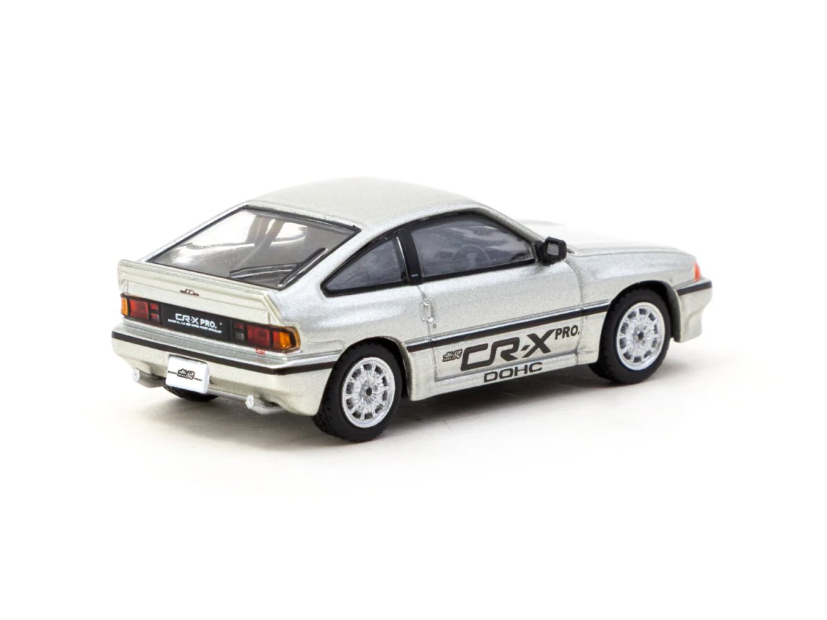 2025 Honda Ballade Sports MUGEN CR-X Pro Silver with Tarmac Cards Combo Set: No package: Image 3