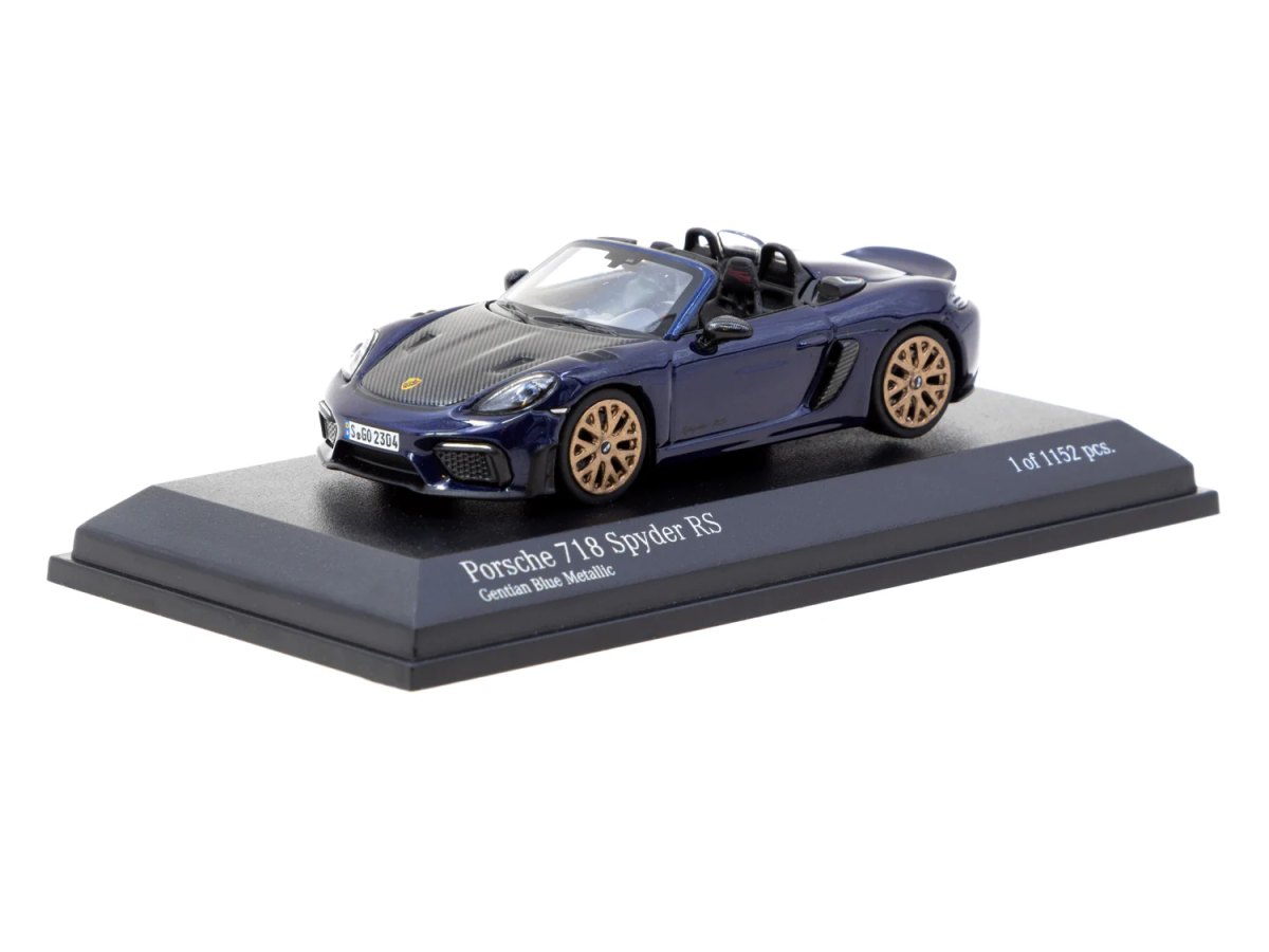 2025 Porsche 718 Spyder RS Gentian Blue Metallic: No package: Image 2
