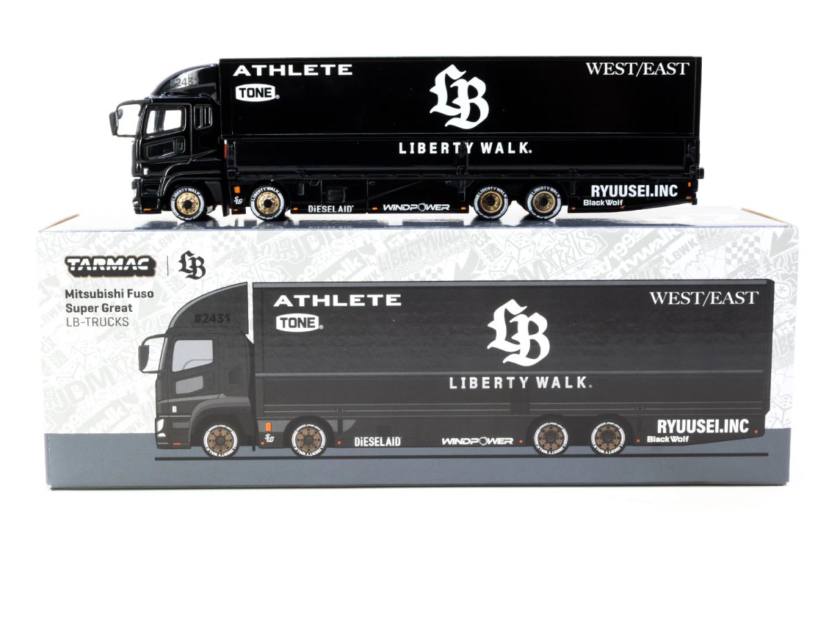 2025 Liberty Walk Mitsubishi Fuso Super Great LB- TRUCKS Black: No package: Image 4