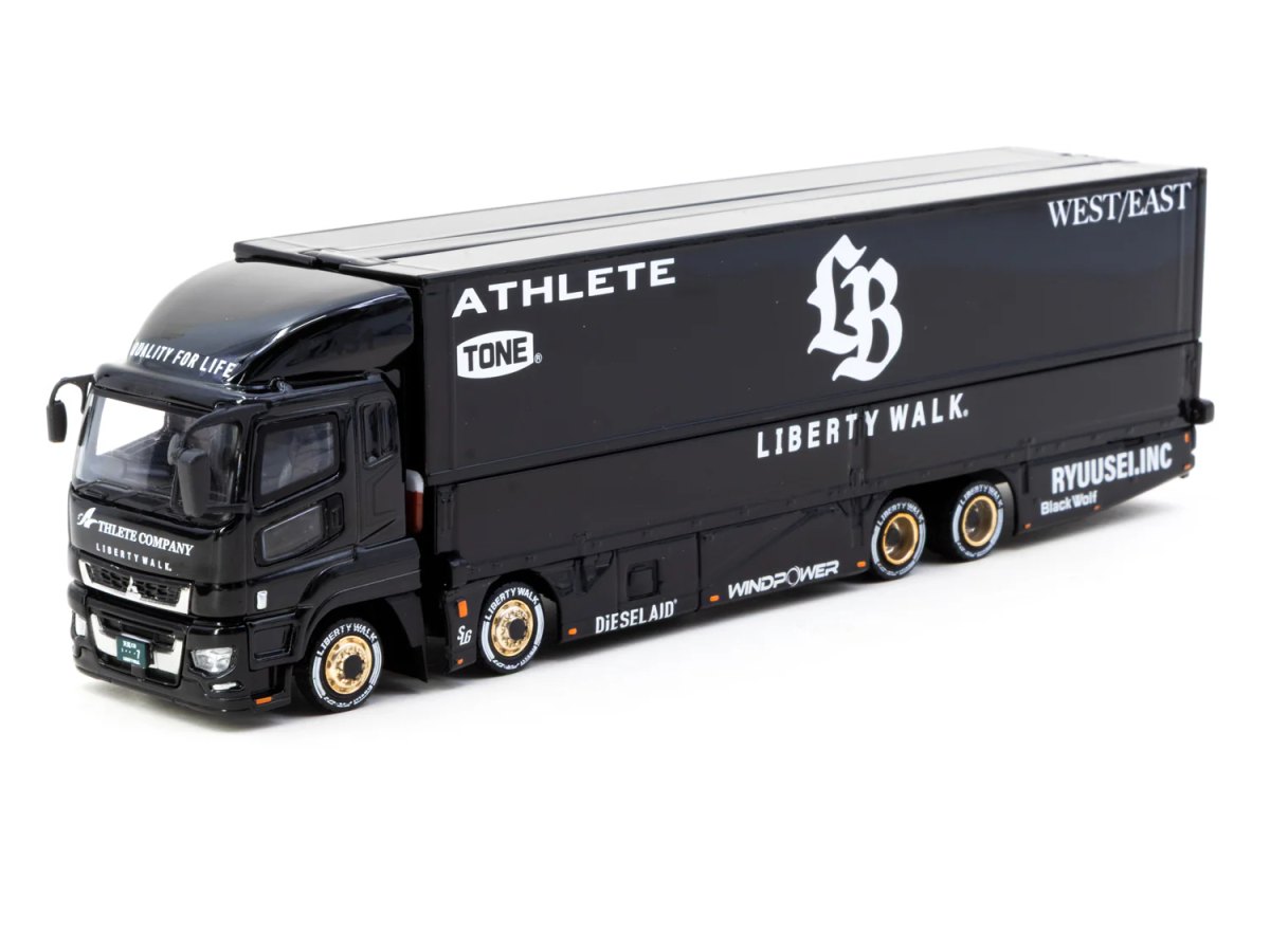 2025 Liberty Walk Mitsubishi Fuso Super Great LB- TRUCKS Black: No package: Image 2
