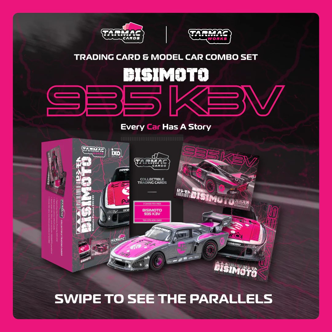 2025 Bisimoto Porsche 935 K3V with Tarmac Cards Combo Set: No package: Image 6
