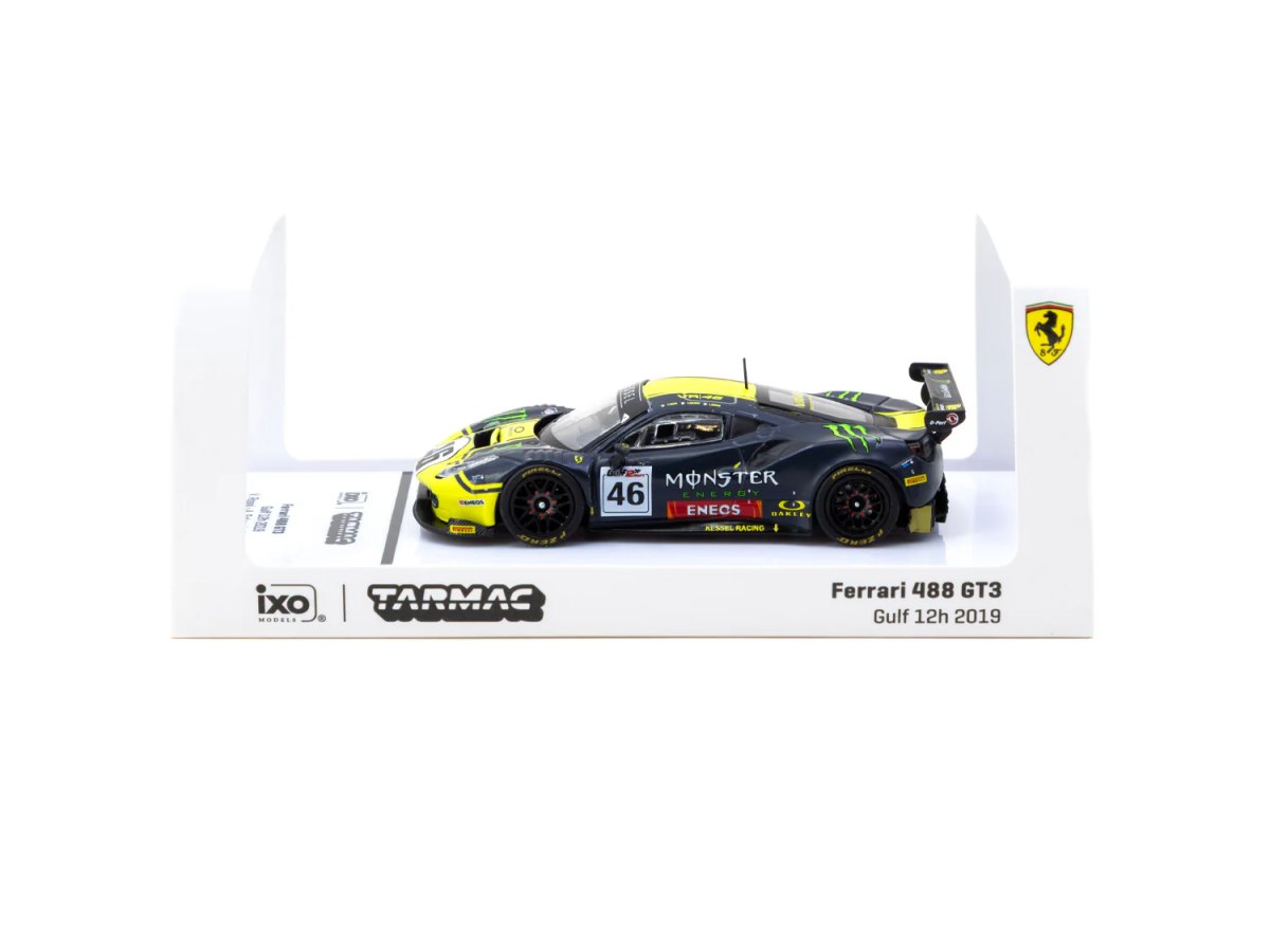 2025 Ferrari 488 GT3 Gulf 12 Hours 2019 #46 – Tarmac Works X iXO Models HOBBY64: No package: Image 4