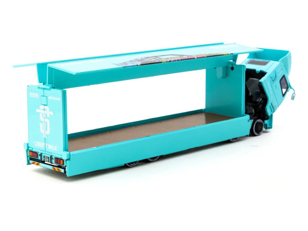 2025 Liberty Walk Mitsubishi Fuso Super Great LB-TRUCKS Light Blue: No package: Image 3