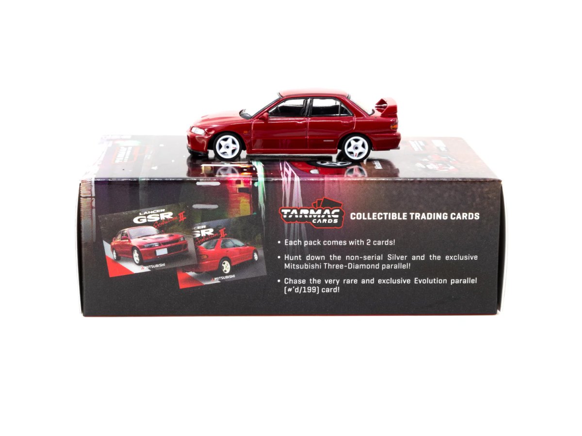 2024 Mitsubishi Lancer GSR Evolution II Red with Tarmac Cards: No package: Image 4