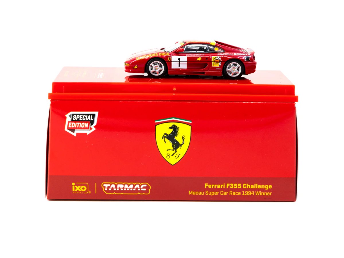 2024 Ferrari F355 Challenge Macau Super Car Race 1994 Winner #01 Charles Kwan Special Edition: No package: Image 4