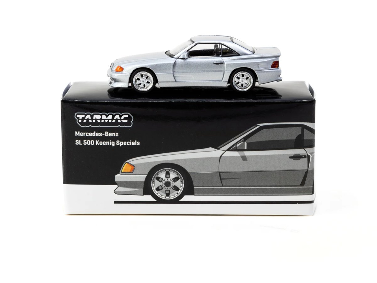 2024 Tarmac Works Mercedes-Benz SL 500 Koenig Specials Silver: No package: Image 4