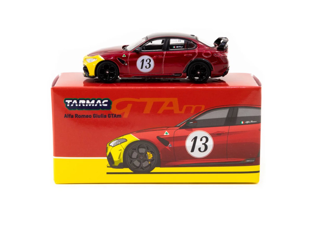2024 Alfa Romeo Giulia GTAm Red/Yellow -Tarmac Works  GLOBAL64: No package: Image 4