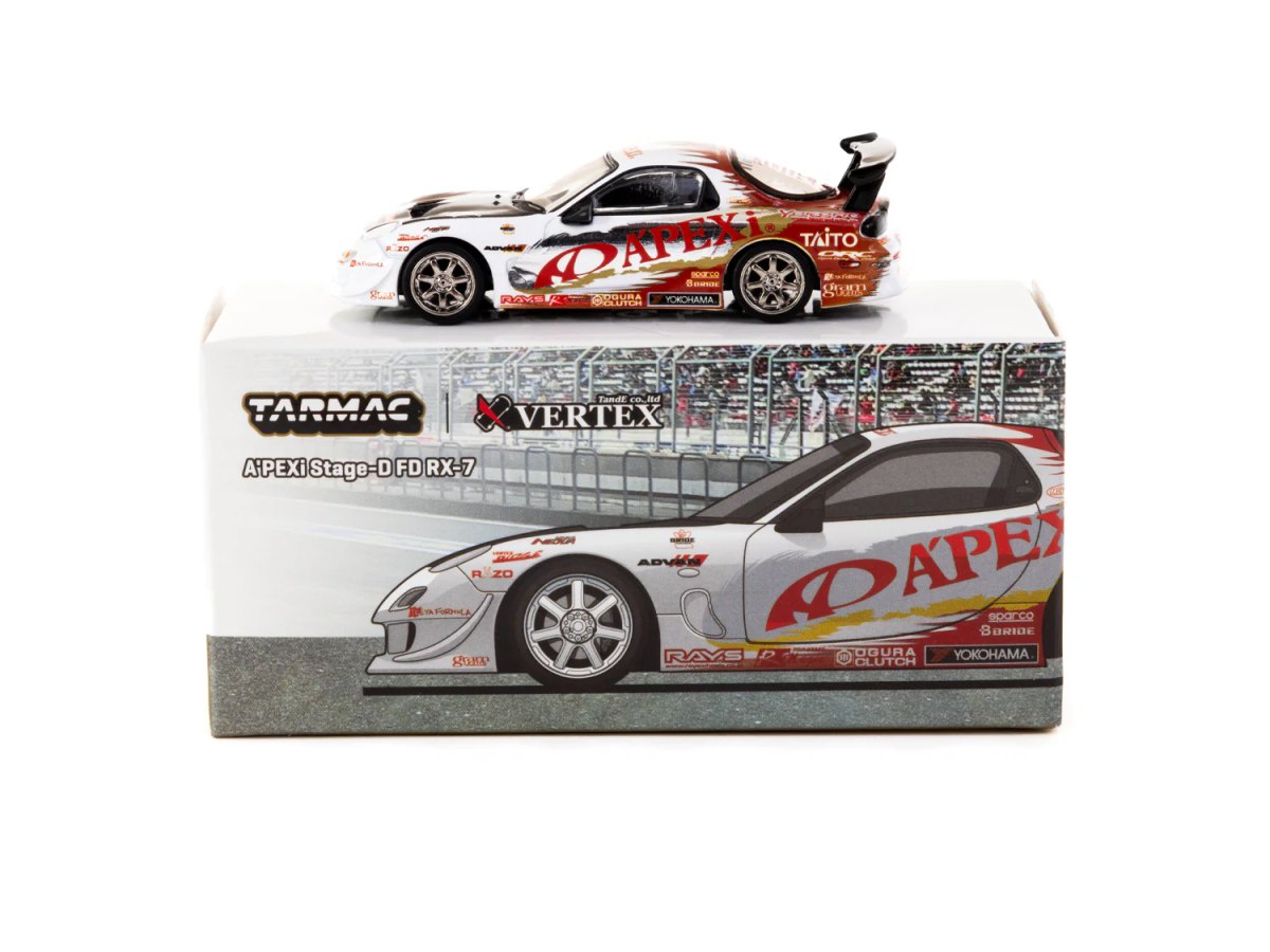 2024 A'PEXi Stage-D FD RX-7 White: No package: Image 5