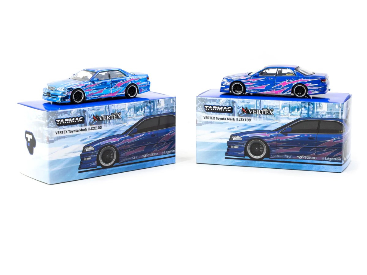 2025 VERTEX Toyota Mark II JZX100 Blue Metallic: No package: Image 2