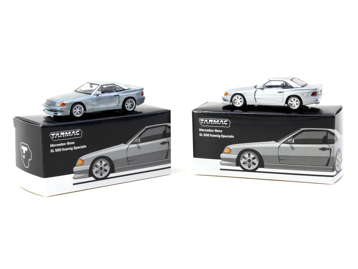 2024 Tarmac Works Mercedes-Benz SL 500 Koenig Specials Silver: No package: Image 2