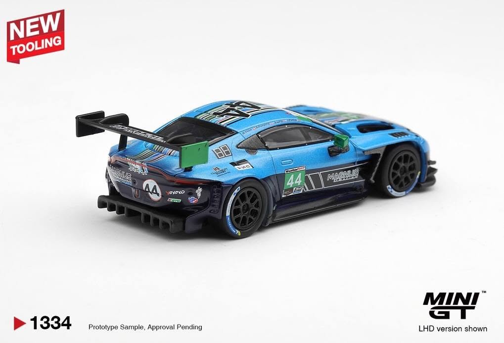 2026 Aston Martin Vantage GT3 Evo #44 Magnus Racing 2025 IMSA Daytona 24 Hrs Blue: Image 3