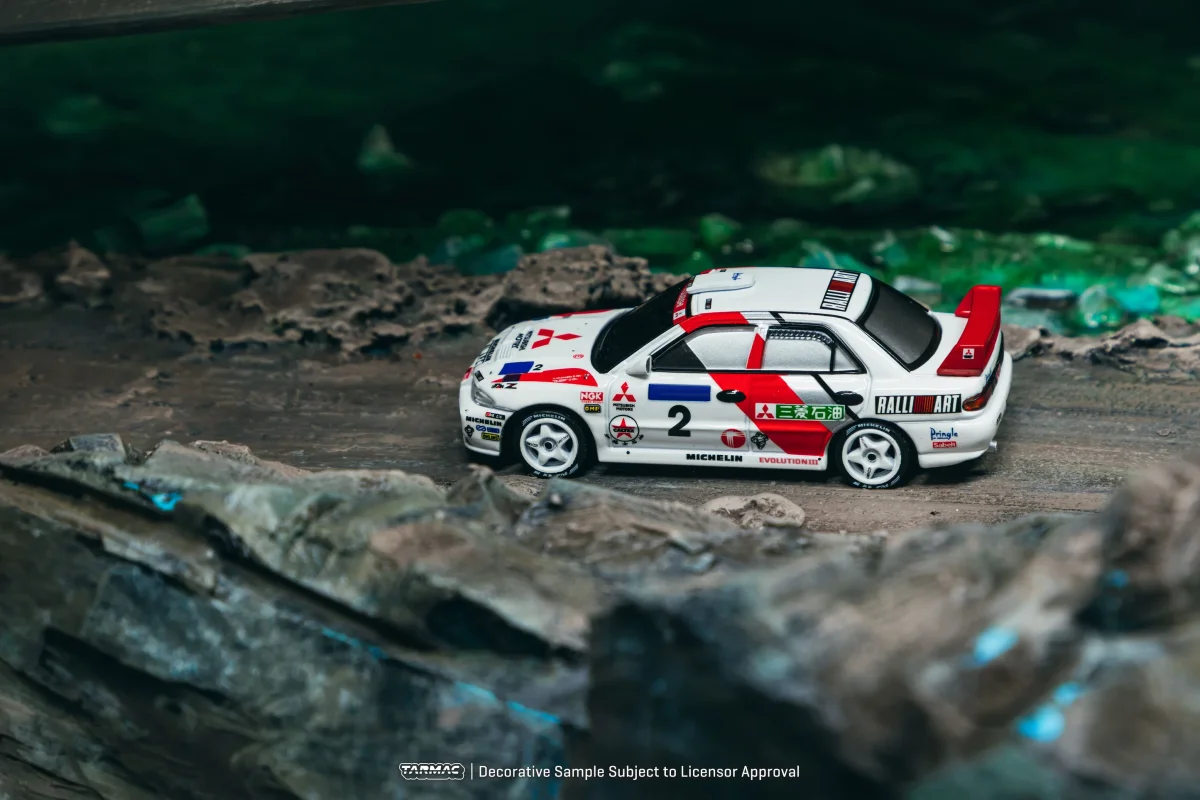 2026 Mitsubishi Lancer Evolution III Hong Kong Beijing Rally Winner 1996 White: Image 3