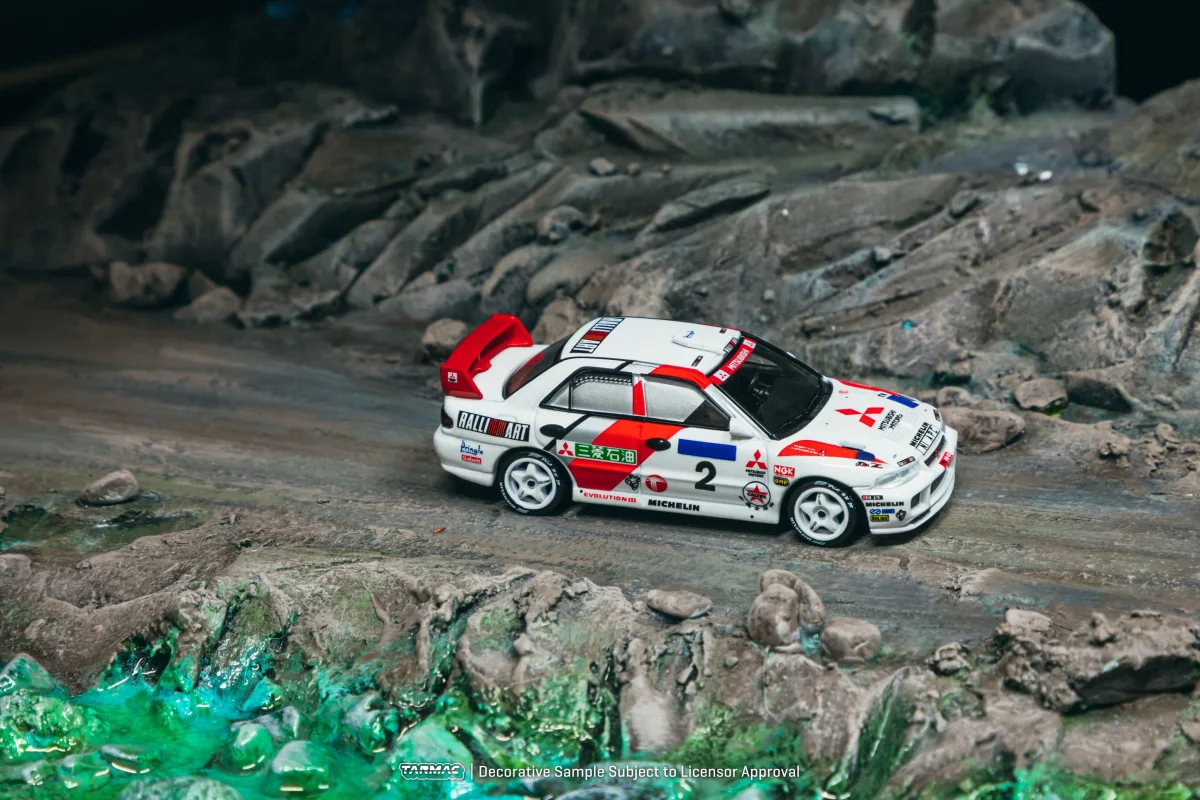 2026 Mitsubishi Lancer Evolution III Hong Kong Beijing Rally Winner 1996 White: Image 2