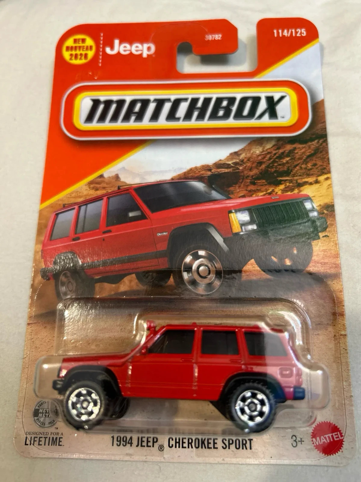 2026 1994 Jeep Cherokee Sport Red: Long Card: Image 2