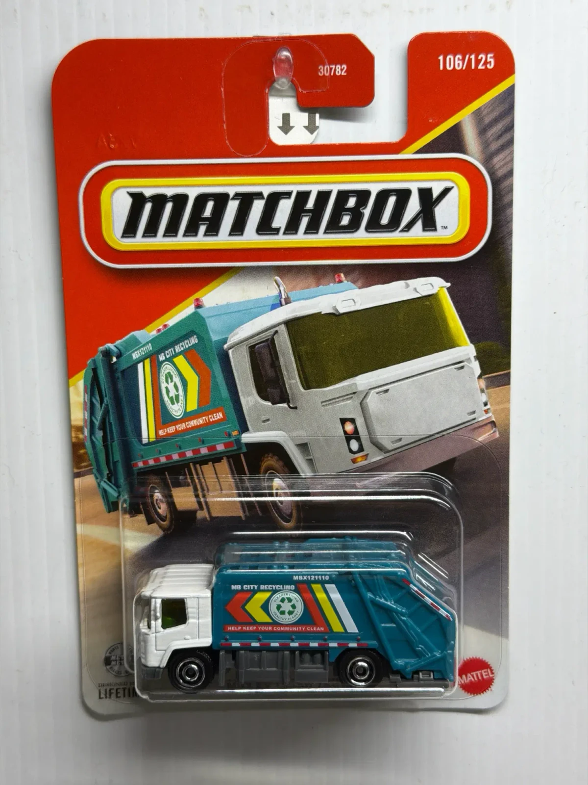 2026 MBX EV Trash Truck Teal: Long Card: Image 2