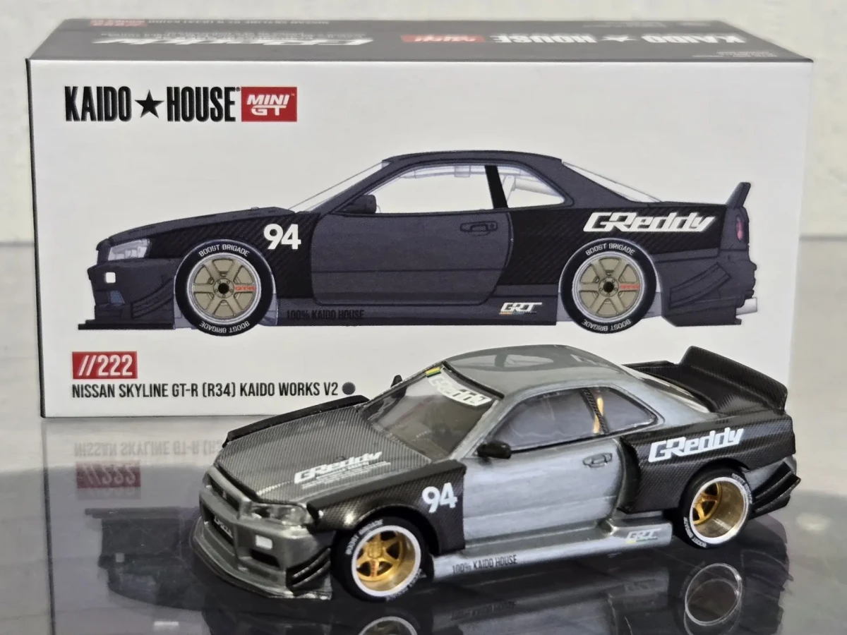 2025 Nissan Skyline GT-R (R34) Kaido Works GReddy V2 ZAMAC: No Package: Image 2