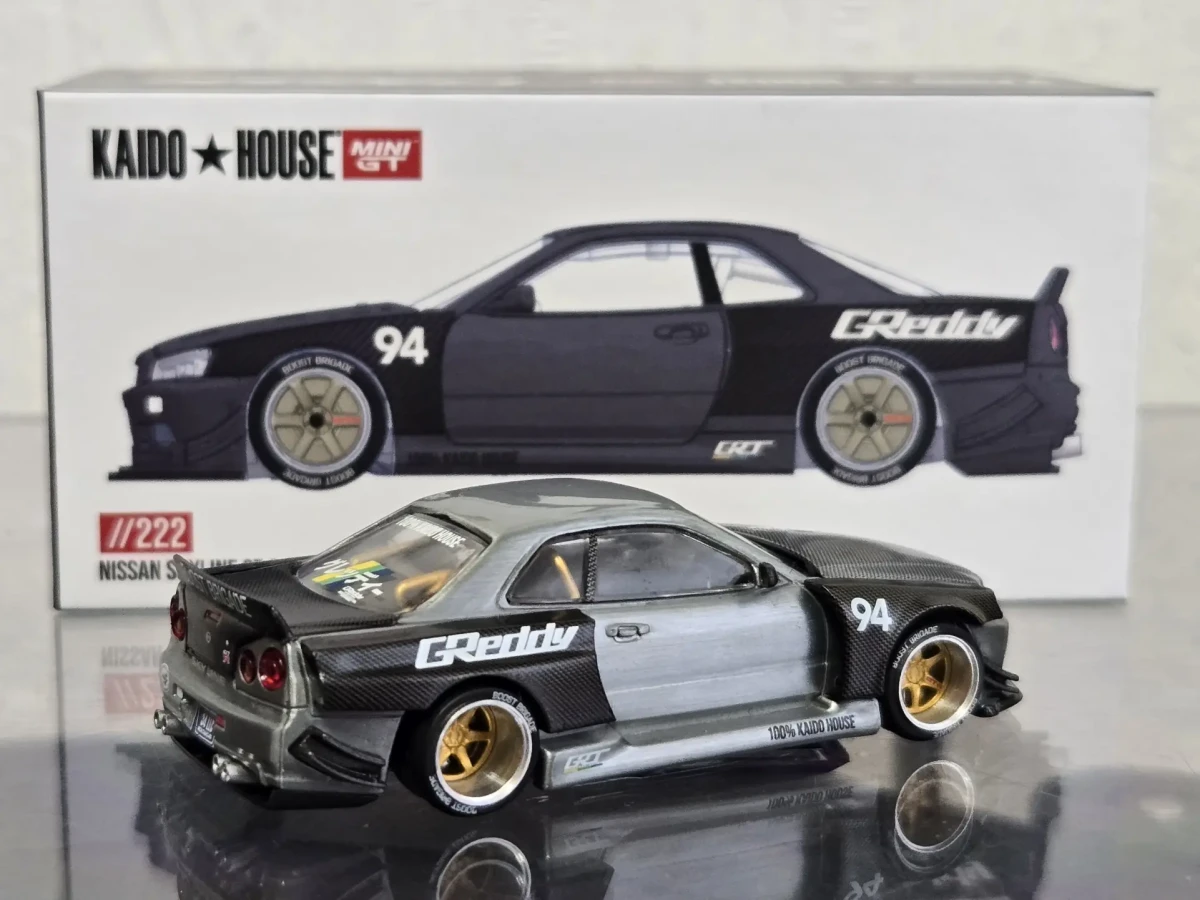 2025 Nissan Skyline GT-R (R34) Kaido Works GReddy V2 ZAMAC: No Package: Image 4