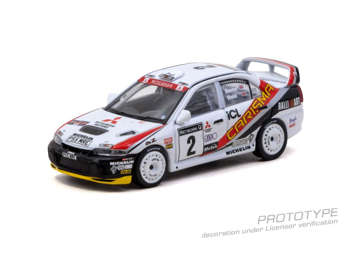 2026 1997 Mitsubishi Carisma GT Evo IV #2 Richard Burns RAC Rally White: Image 5