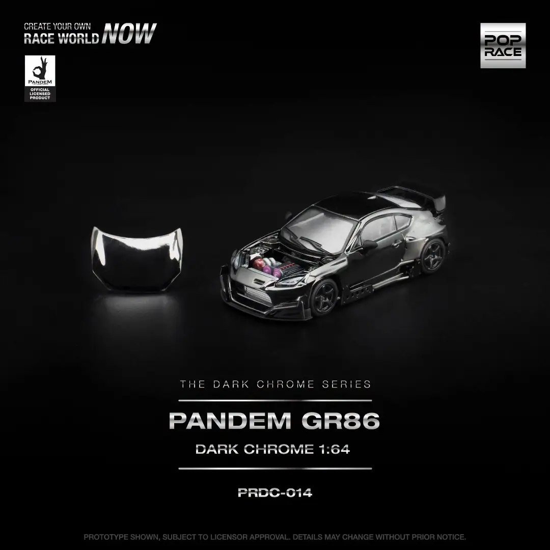 2026 Pandem GR86 Dark Chrome Black: Image 2
