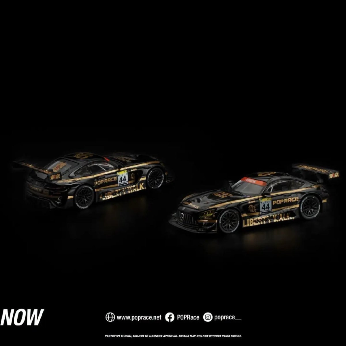 2026 Pop Race LBWK AMG GT3 Evo Black: Image 3