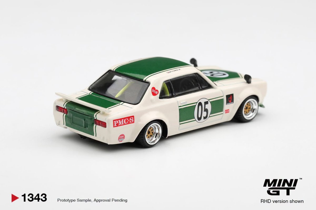 2026 Nissan Skyline LB-WORKS "HAKOSUKA" White / Green White: Image 3