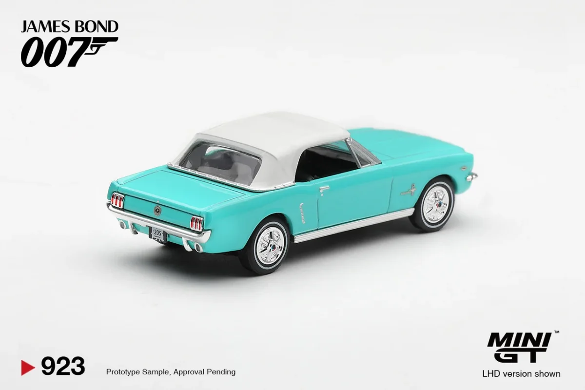 2026 Ford Mustang Convertible 1965 "Thunderball" Teal: Image 4