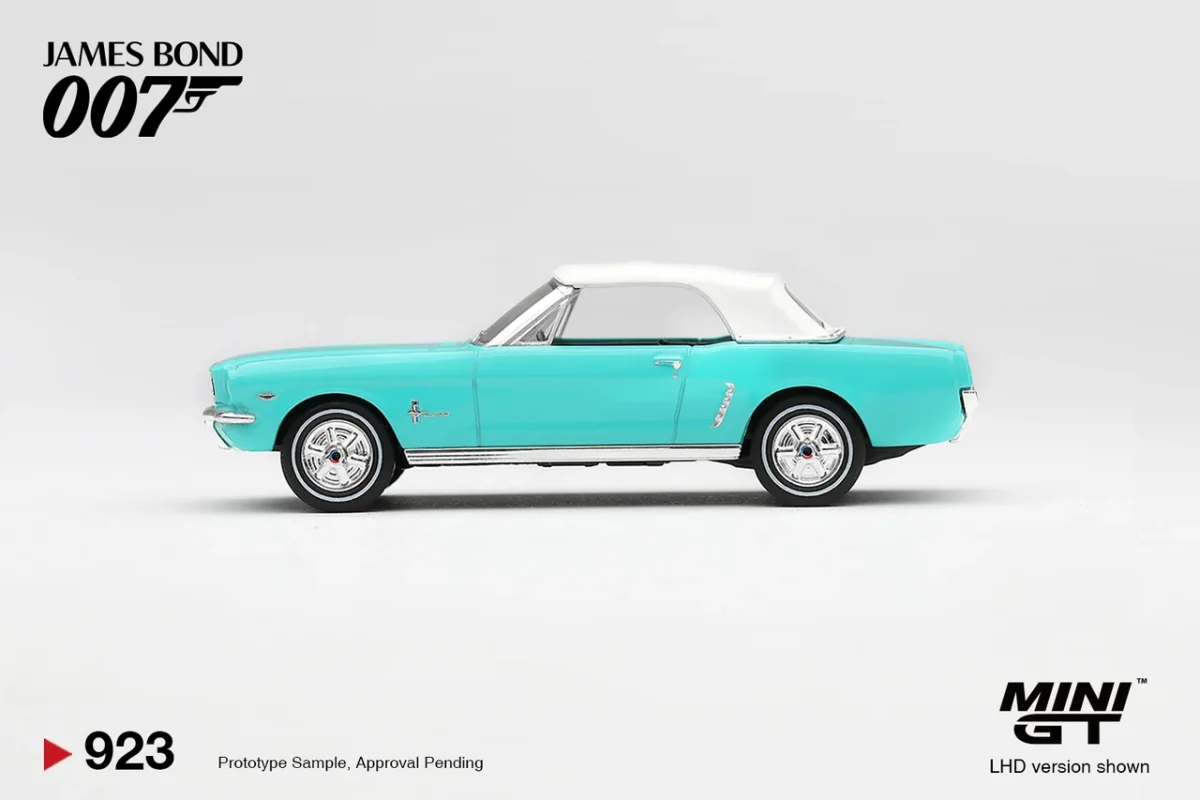 2026 Ford Mustang Convertible 1965 "Thunderball" Teal: Image 3