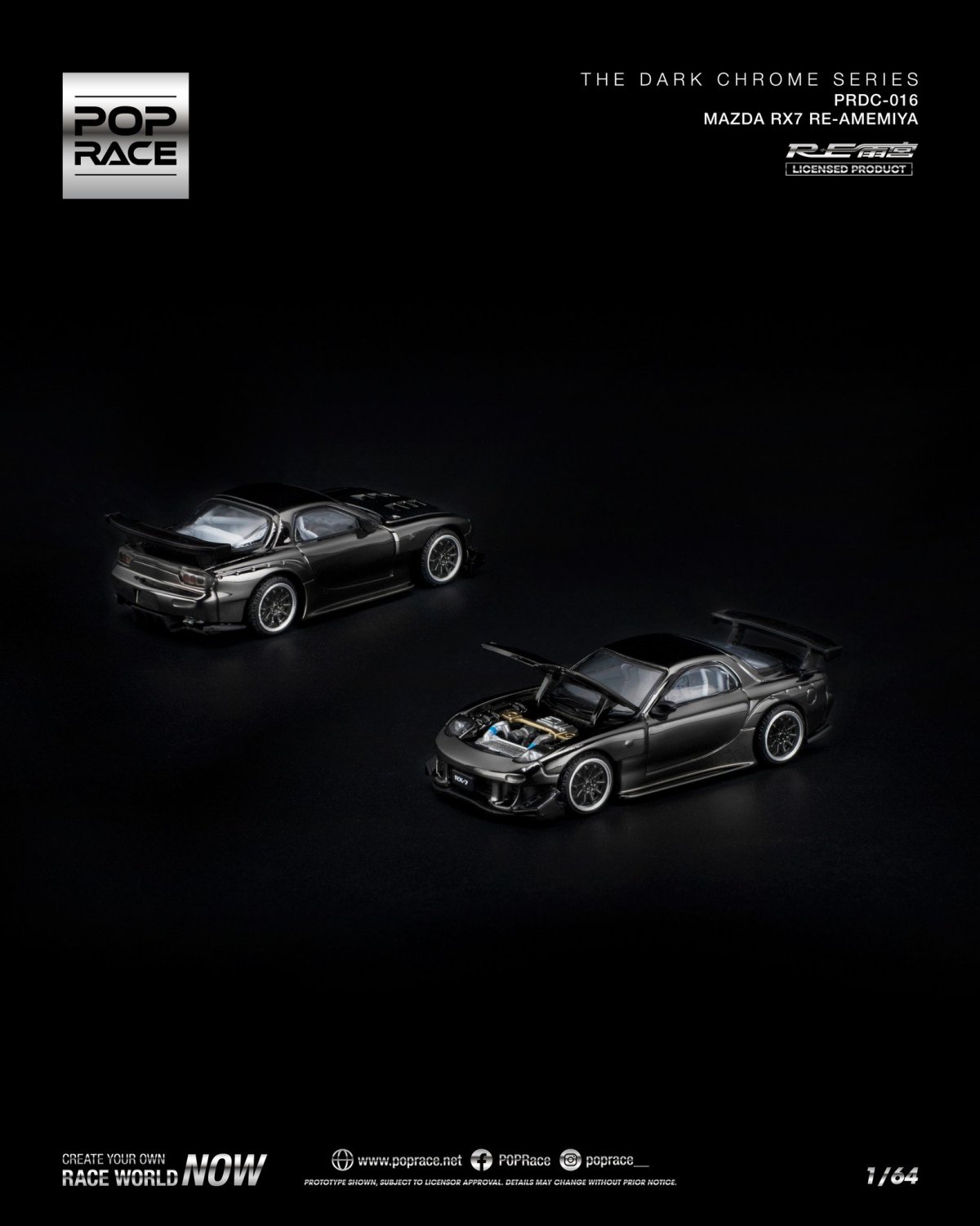 2026 RE-Amemiya modified RX7 (FD3S) Chrome: Image 3