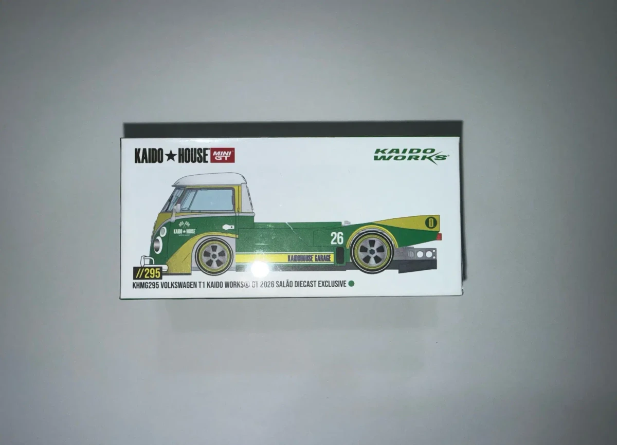 2026 Volkswagen T1 Kaido Works V1 GT 2026 Salão Diecast Exclusive Green: Box: Image 2