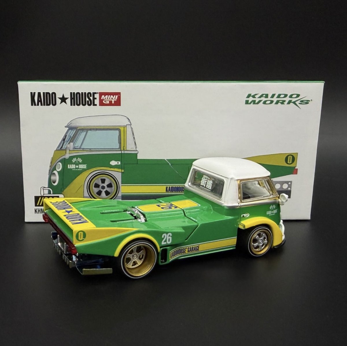 2026 Volkswagen T1 Kaido Works V1 GT 2026 Salão Diecast Exclusive Green: Image 2