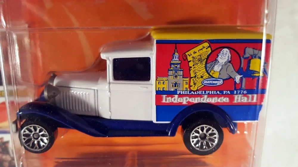 2004 Model A Ford Van White: Image 2