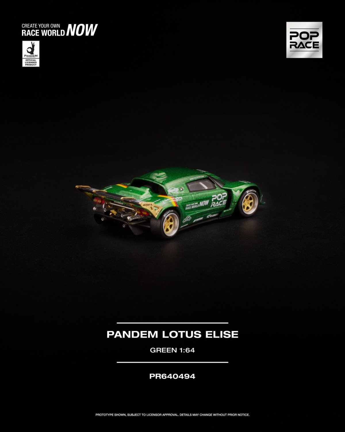 2026 Pandem Lotus Elise Green: Image 2