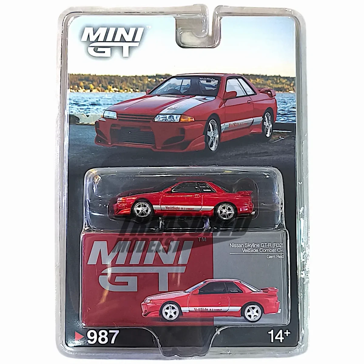 2025 Nissan Skyline GT-R (R32) VeilSide Combat C-I Gem Red Red: Image 2