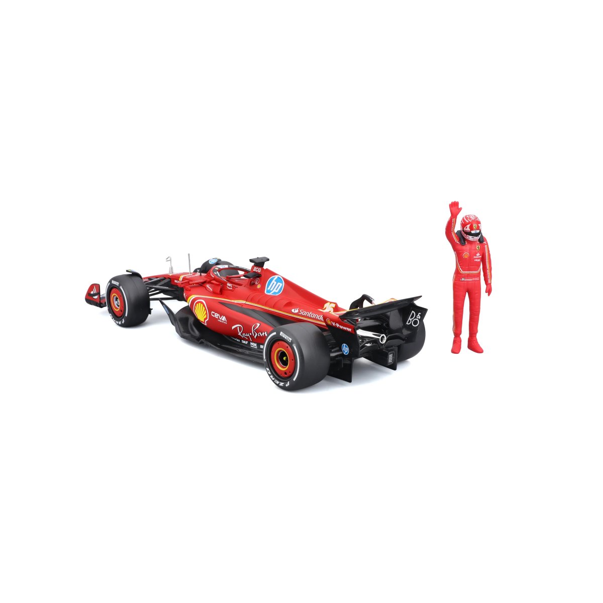 2026 F1 FERRARI SF-24 2024 #16 1:24 WITH DRIVER LECLERC: No package: Image 5