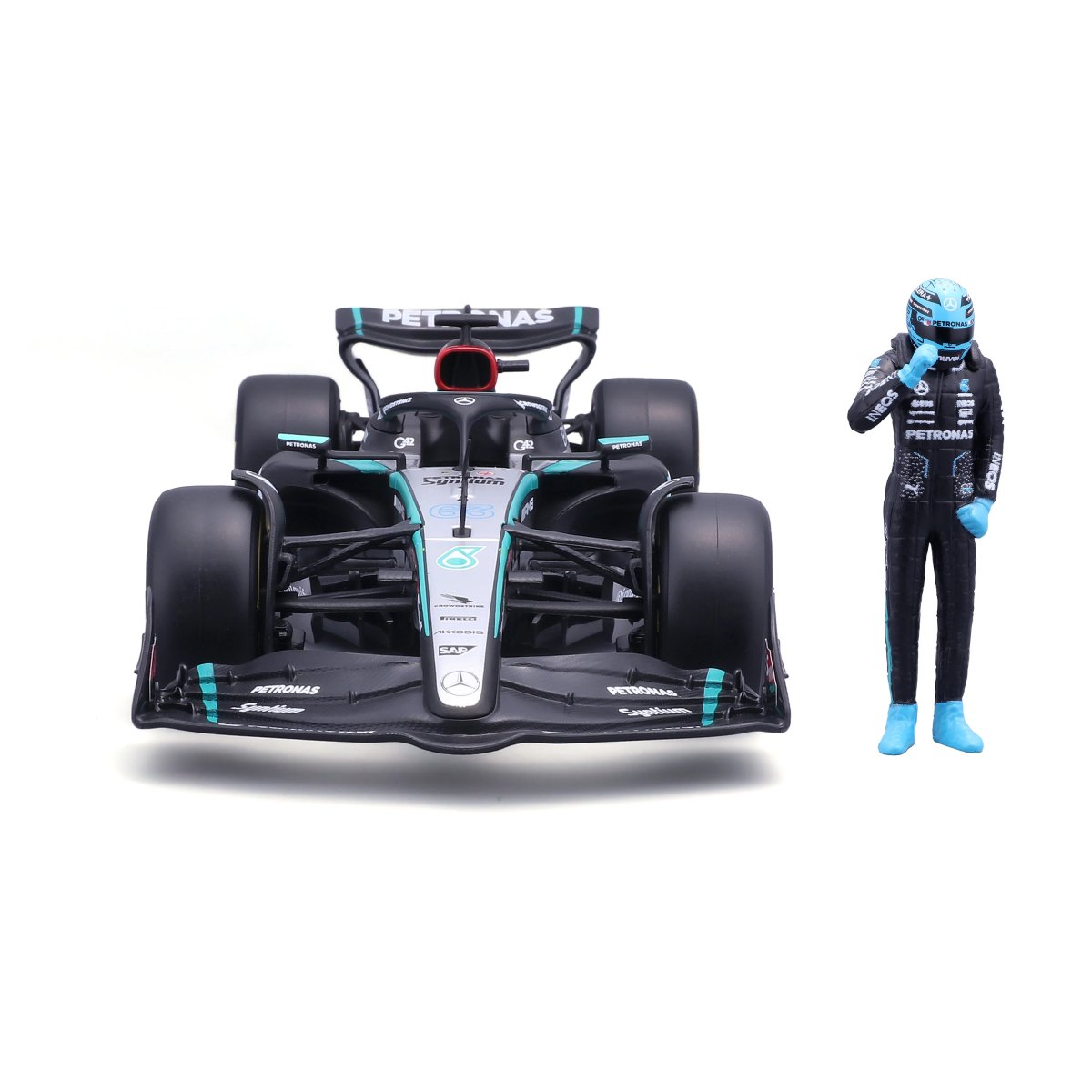 2026 F1 MERCEDES-AMG W15 E PERFORMANCE 2024 #63 1:24 WITH DRIVER RUSSELL: No package: Image 3