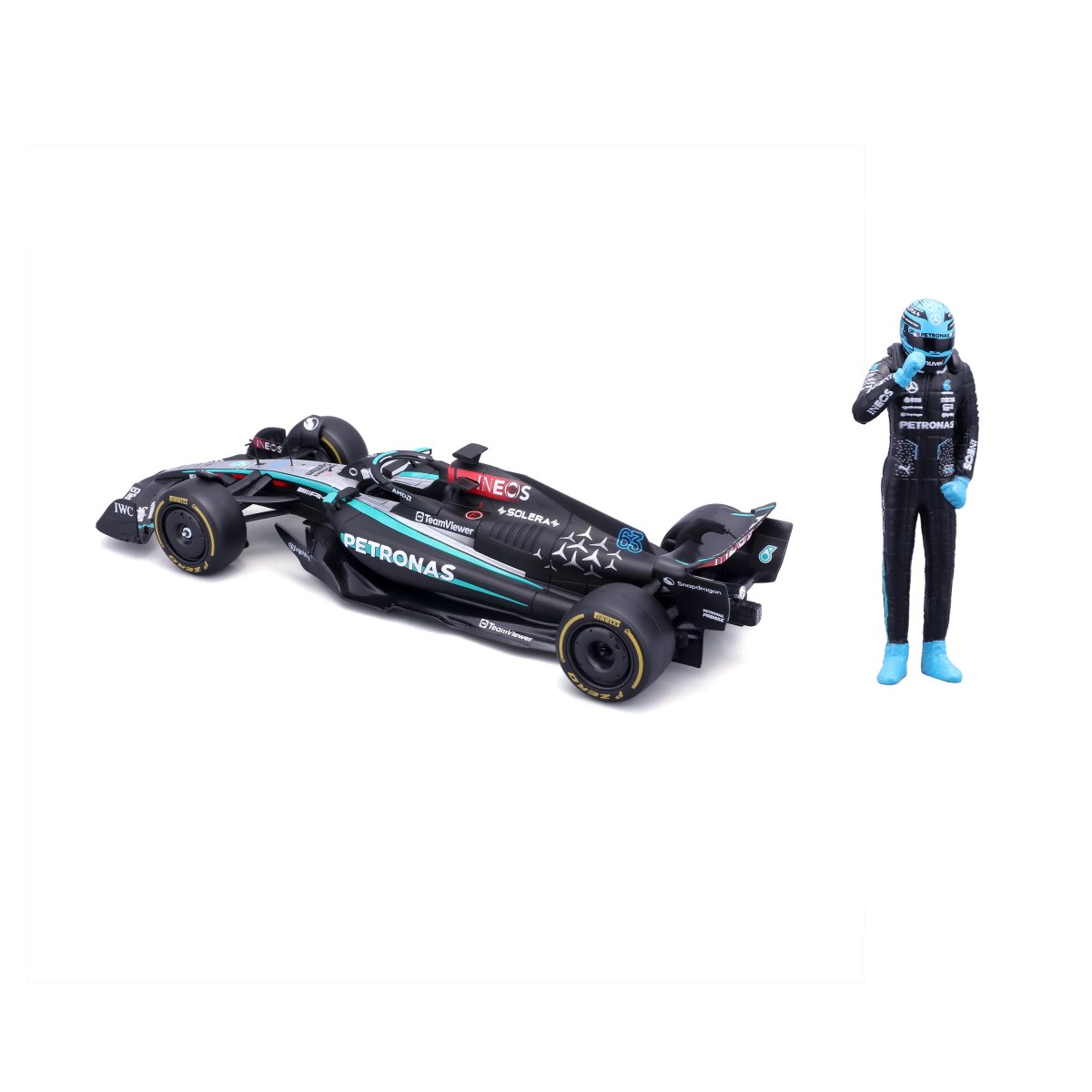 2026 F1 MERCEDES-AMG W15 E PERFORMANCE 2024 #63 1:24 WITH DRIVER RUSSELL: No package: Image 5
