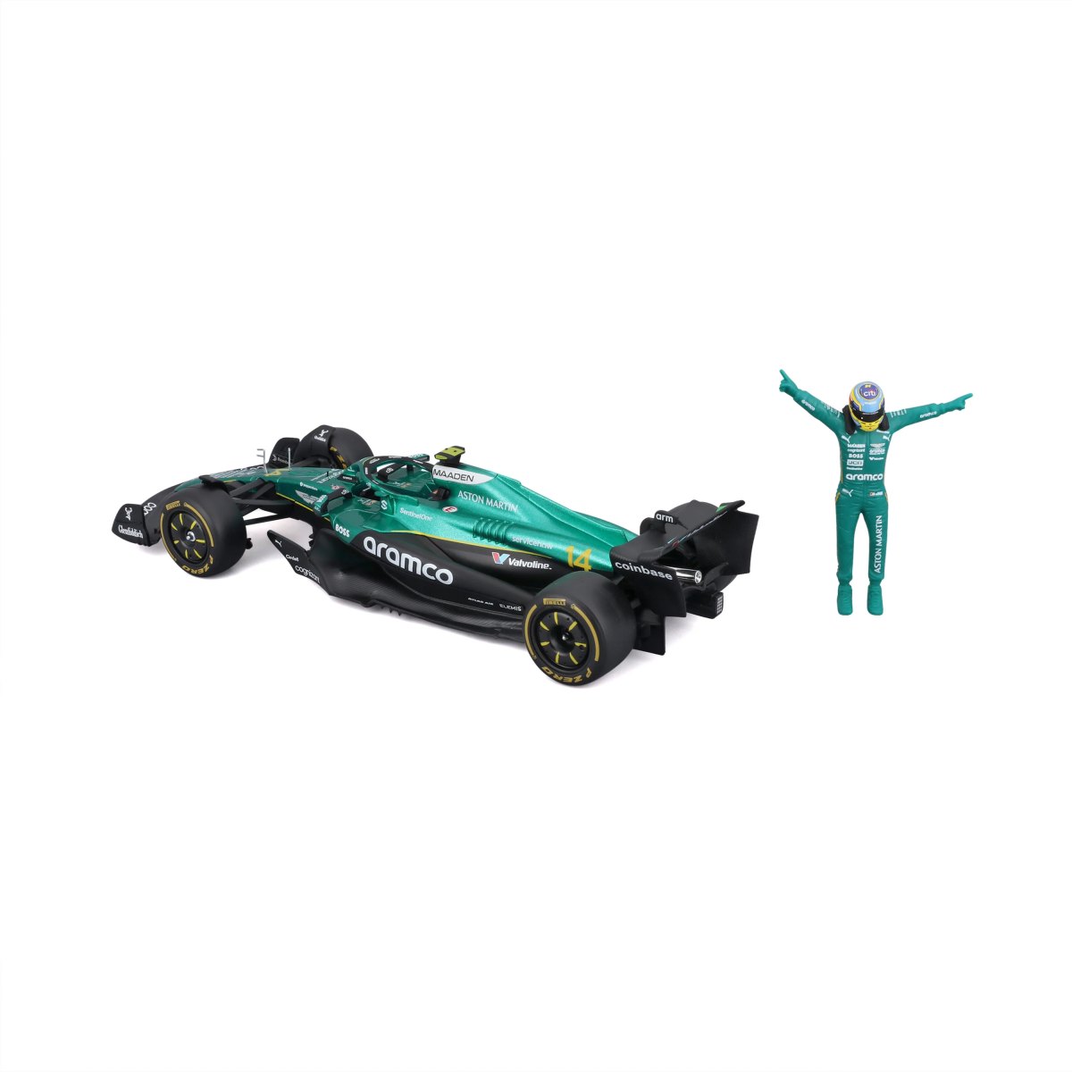 2026 F1 ASTON MARTIN AMR 25 2025 #14 1:24 WITH DRIVER ALONSO: No package: Image 5