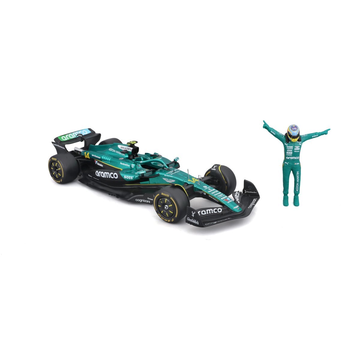 2026 F1 ASTON MARTIN AMR 25 2025 #14 1:24 WITH DRIVER ALONSO: No package: Image 6
