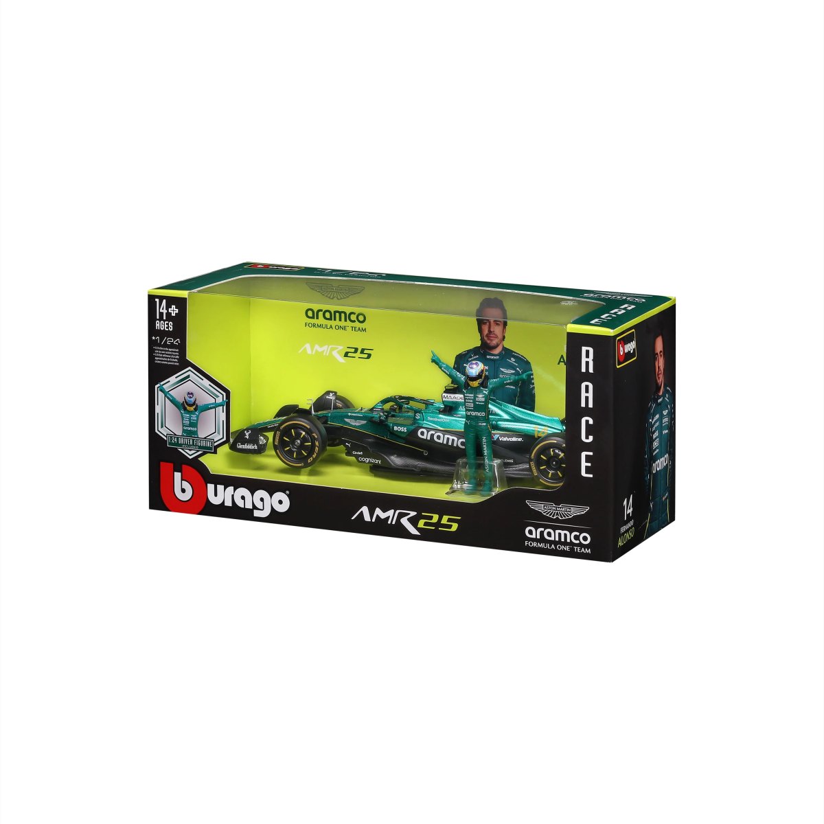 2026 F1 ASTON MARTIN AMR 25 2025 #14 1:24 WITH DRIVER ALONSO: No package: Image 8