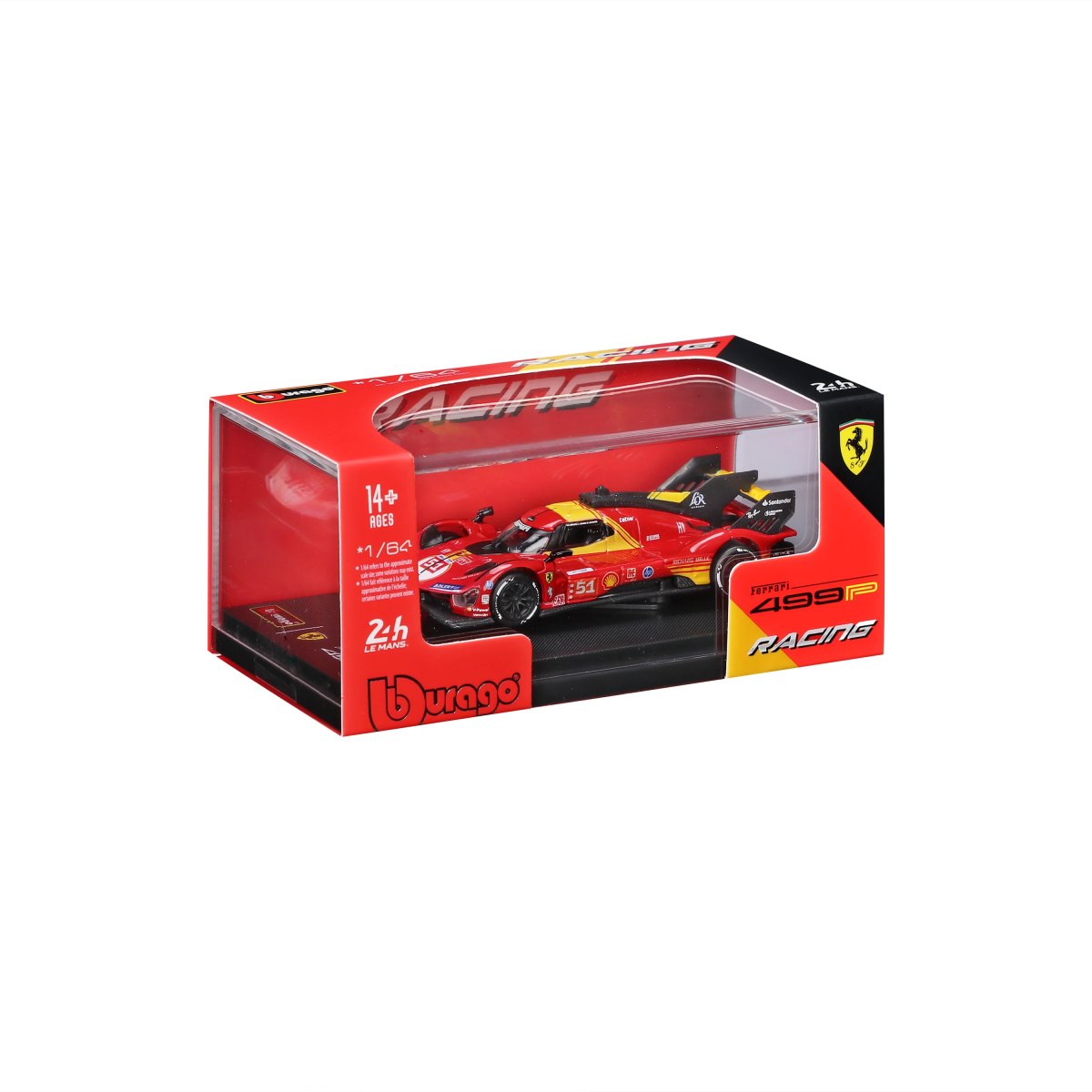 2026 Ferrari 499P #51 1:64 (2024) with Display Case: No package: Image 2