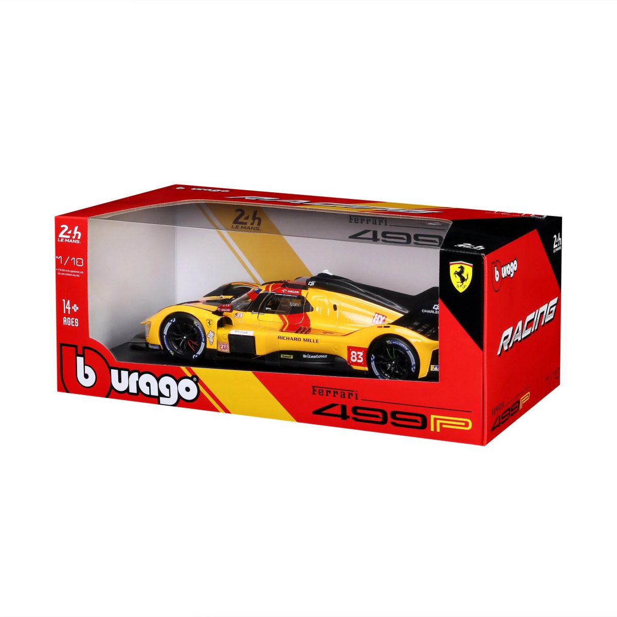 2026 Ferrari 499P 24H LMH Hypercar 2025 Bburago 1:18 No. 83: No package: Image 8