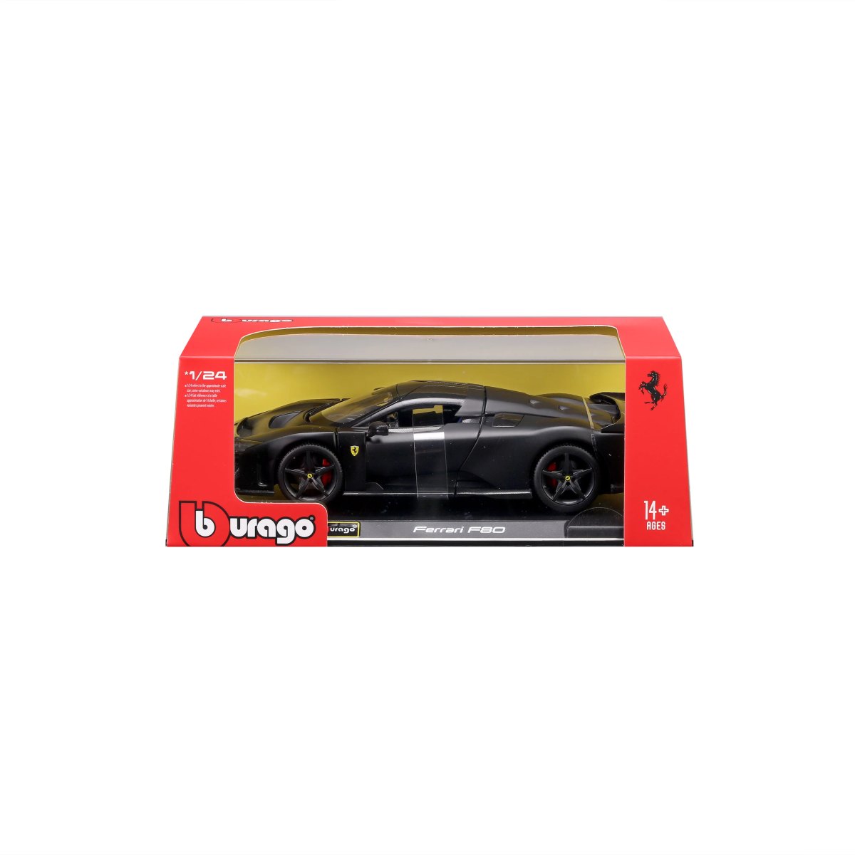 2026 Ferrari F80 1:24 Matt Black with display case - WEB EXCLUSIVE: No package: Image 8