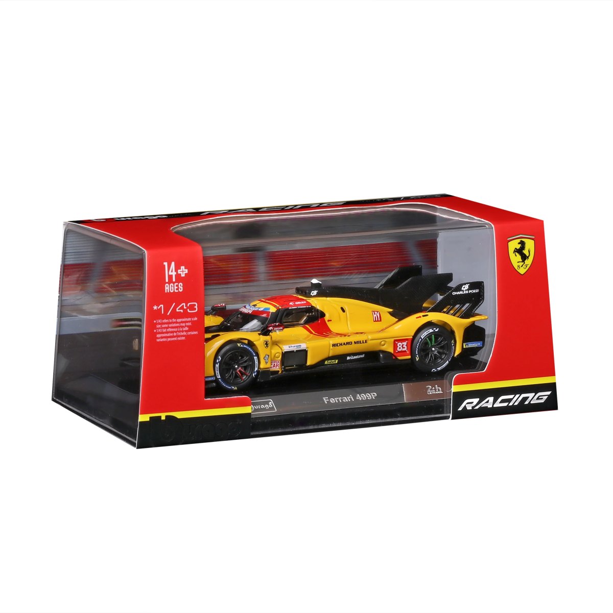 2026 FERRARI 499P 24H LMH Hypercar 2025 #83 1:43 with display case: No package: Image 2