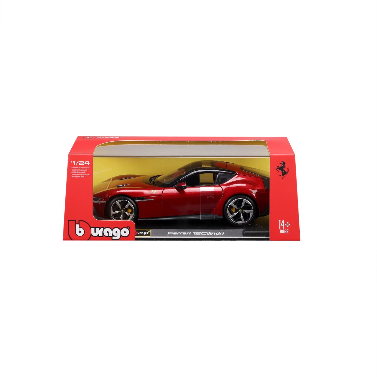 2026 Ferrari 12 Cilindri 1:24 Imola Red with display case - WEB EXCLUSIVE: No package: Image 8