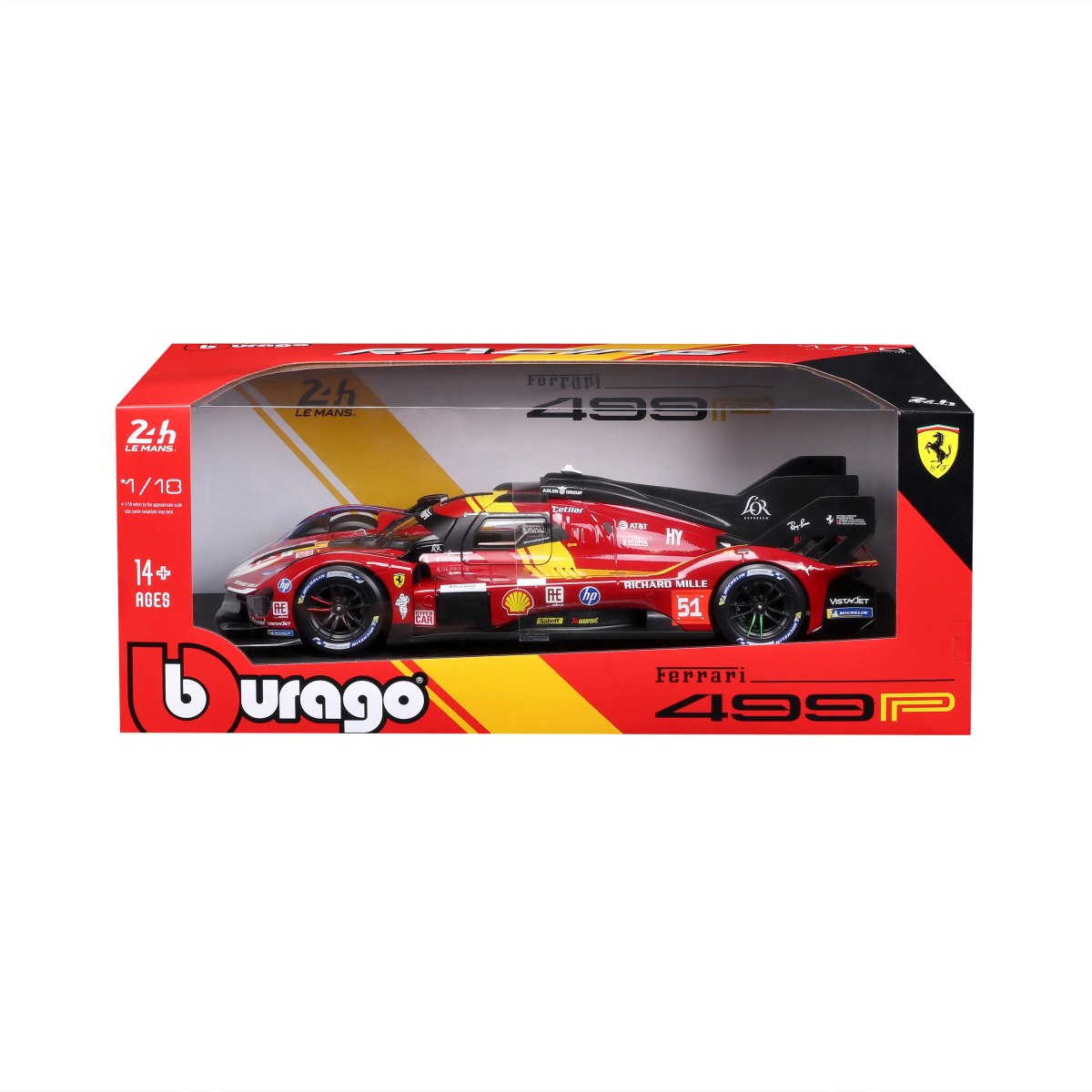 2026 Ferrari 499P 24H LMH Hypercar 2025 n°51 1:18: No package: Image 8