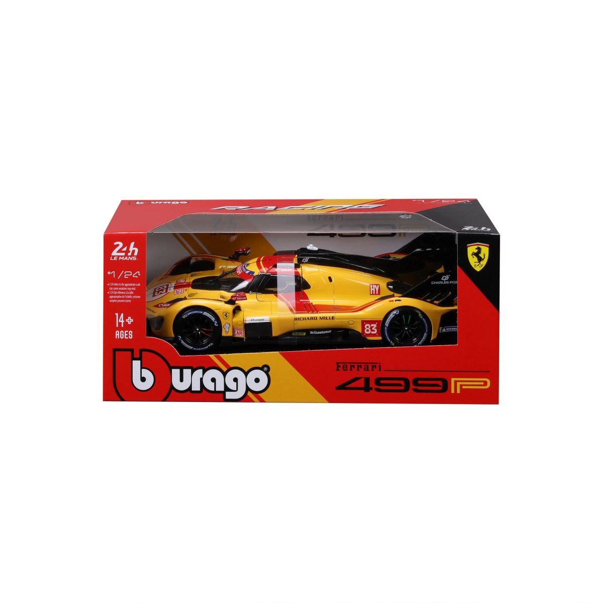 2026 FERRARI 499P 24h LMS Hypercar 2025 Le Mans Champion N.83 1:24: No package: Image 7