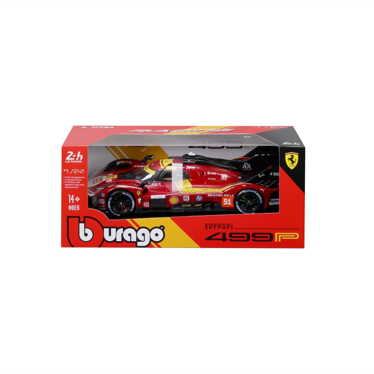 2026 FERRARI 499P 2025 24h Le Mans Hypercar N.51 1:24: No package: Image 7